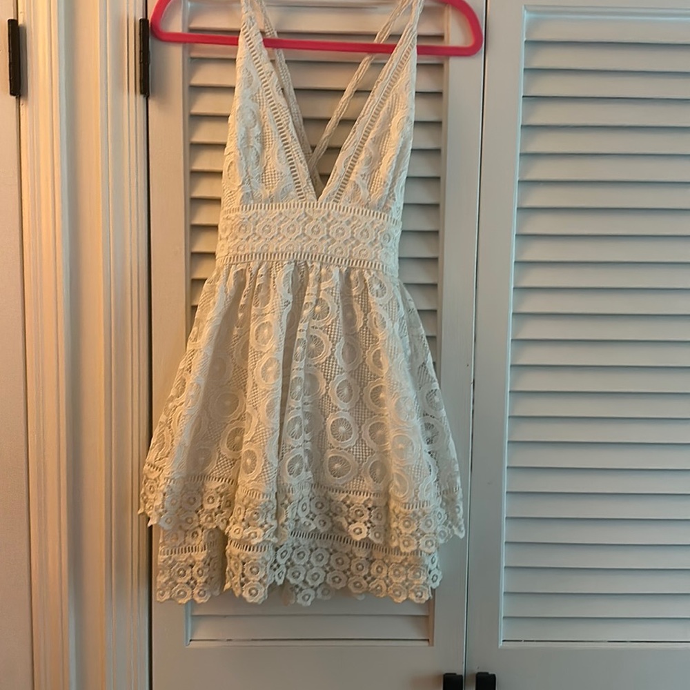 For love and lemons white lace dress